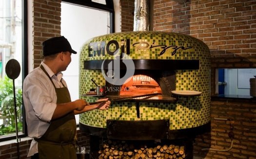 Emoji - a restaurant of handmade pizza, wood-fired oven in Saigon